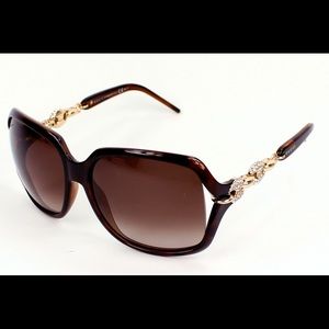 Gucci chain linked crystal sunglasses